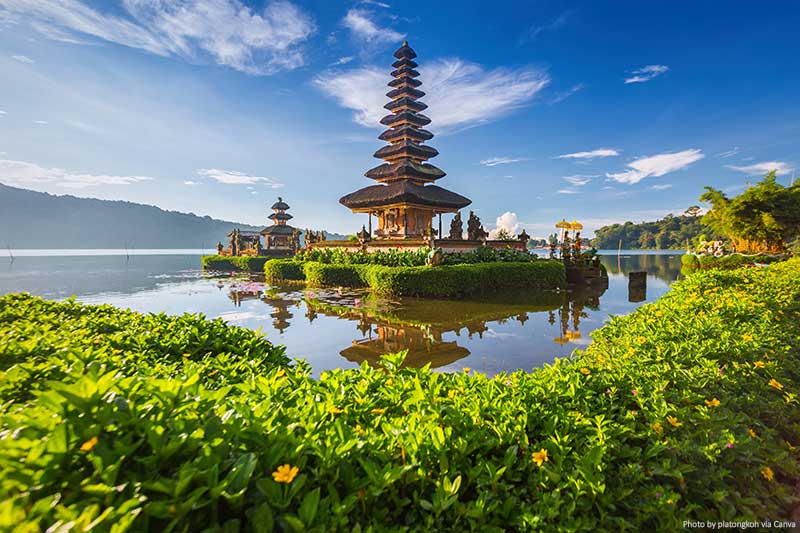 Temples in Bali Indonesia
